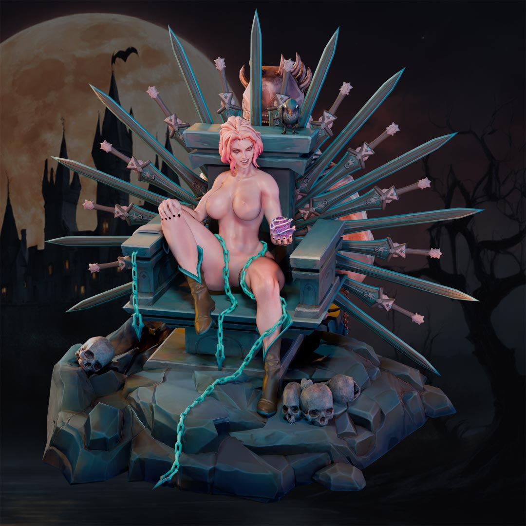 AMCM Studios - Carmilla Helsing - 32/75mm Pin Up/Figure/Model/Diorama - Helios3DPrinting