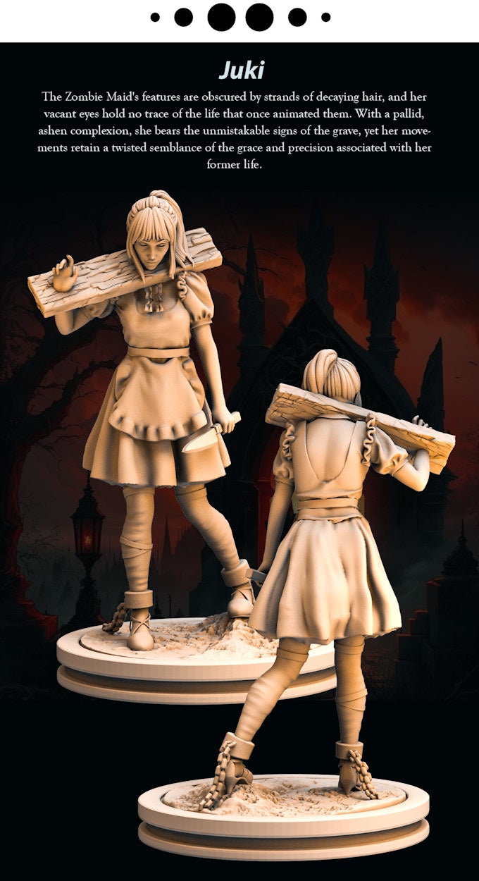 Ravi - Fantasy Girls #4 - Juki - 75mm Pin Up/Figure/Model/Diorama