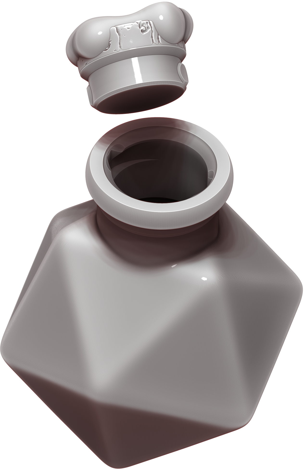 Ars Moriendi - Plain Potions Dice Holder - D20 Dice - DnD/TTRPG/Roleplaying/Wargames - Helios3DPrinting