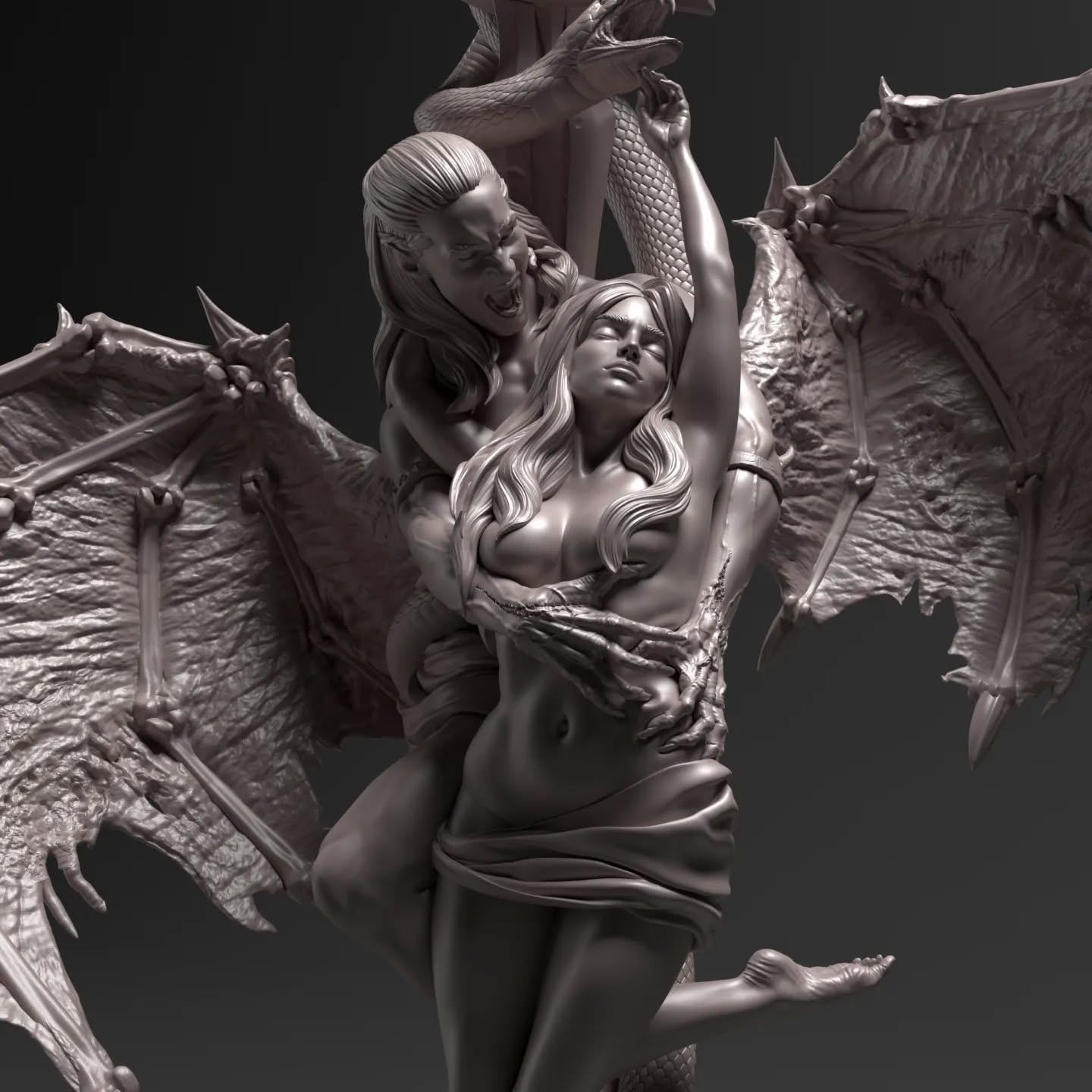 Authorseries Studio - The Ascension - 75mm Pin Up/Figure/Model/Diorama