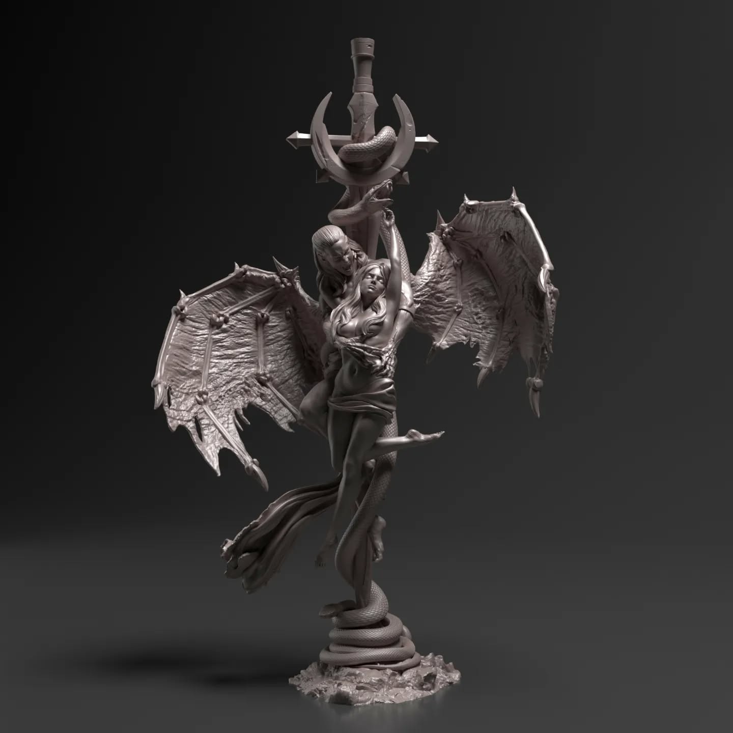 Authorseries Studio - The Ascension - 75mm Pin Up/Figure/Model/Diorama