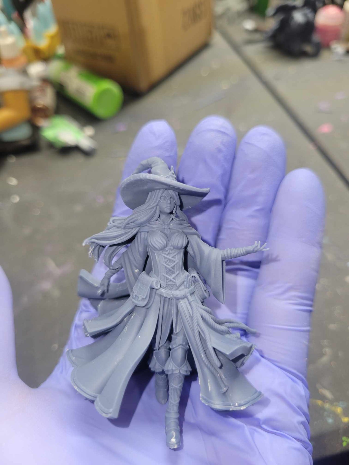 Print Fantasy - Chaos & Order - Morgana Greyspell - 75mm Pin Up/Figure/Model/Diorama