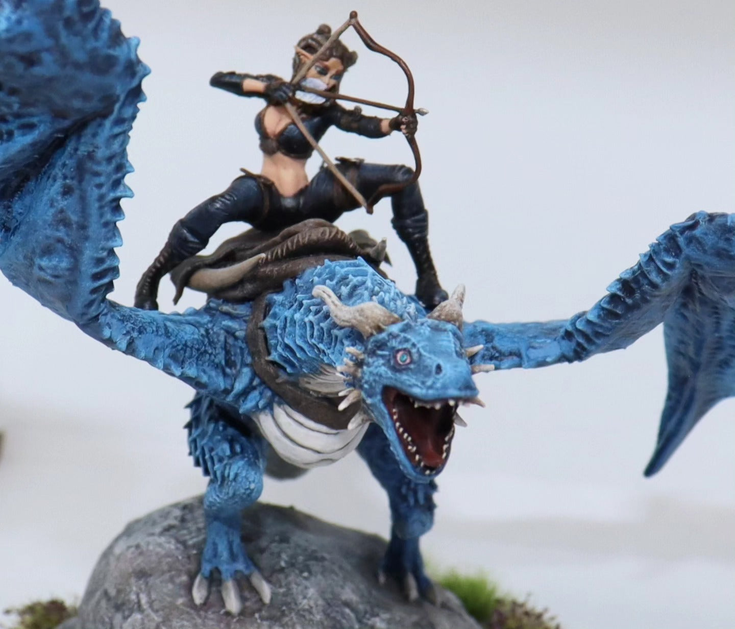 AVD Studios - Tiefling Dragon Rider - 75mm Pin Up/Figure/Model/Diorama