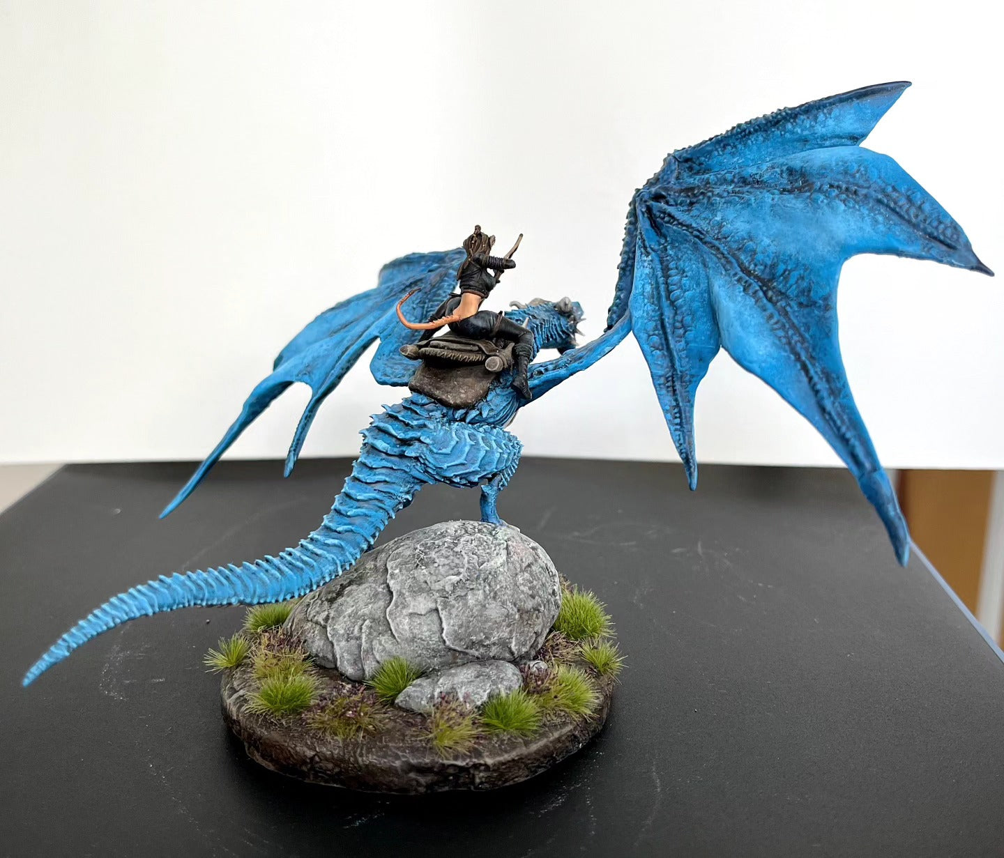 AVD Studios - Tiefling Dragon Rider - 75mm Pin Up/Figure/Model/Diorama