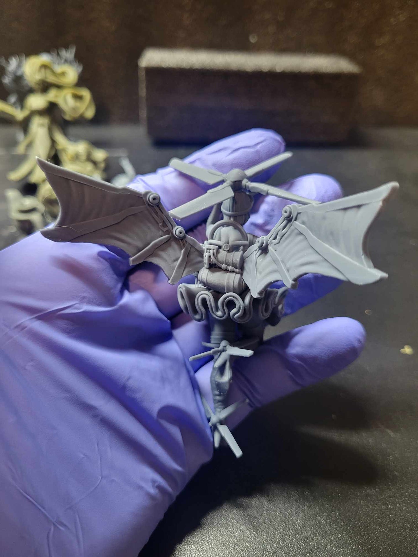 Ravi - Fantasy Girls #5 - Elara Gearspark, False Dragon - 75mm Pin Up/Figure/Model/Diorama