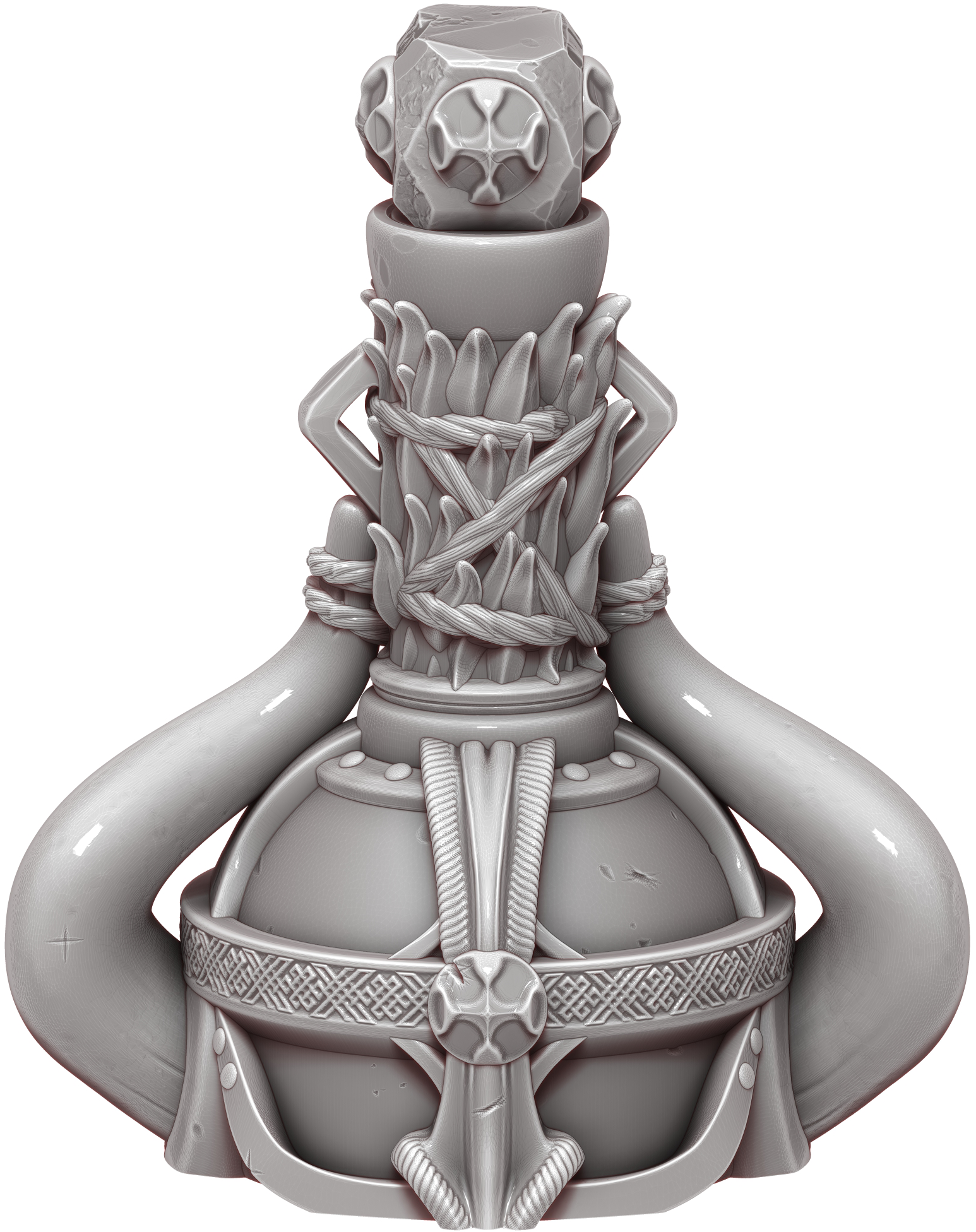 Ars Moriendi - Mythic Potion Dice Holder - Frost Giant Strength - DnD/TTRPG/Roleplaying/Wargames - Helios3DPrinting