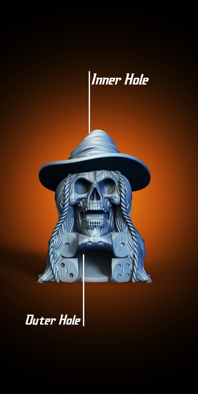 Slope3D - Witch (HexWeave) Dice Tower - DnD/TTRPG/Roleplaying/Wargames