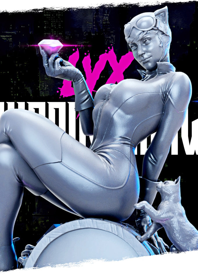 Fredrik Rosado - Lyx Shadowclaw - 75mm Pin Up/Figure/Model/Diorama