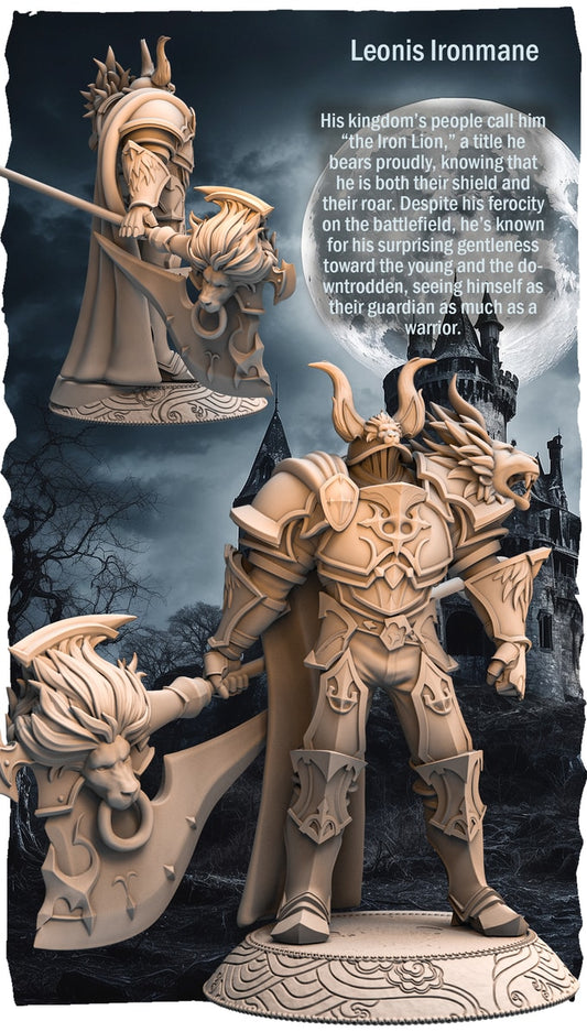 RN Estudio - Characters - Leonis Ironmane - 75mm Pin Up/Figure/Model/Diorama