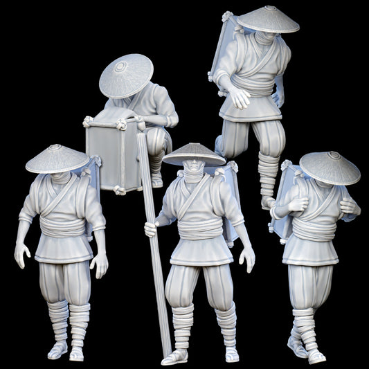 YourNeighborKnight - Bushido 3 - Goods Carrier - DnD/TTRPG Figure/Miniature