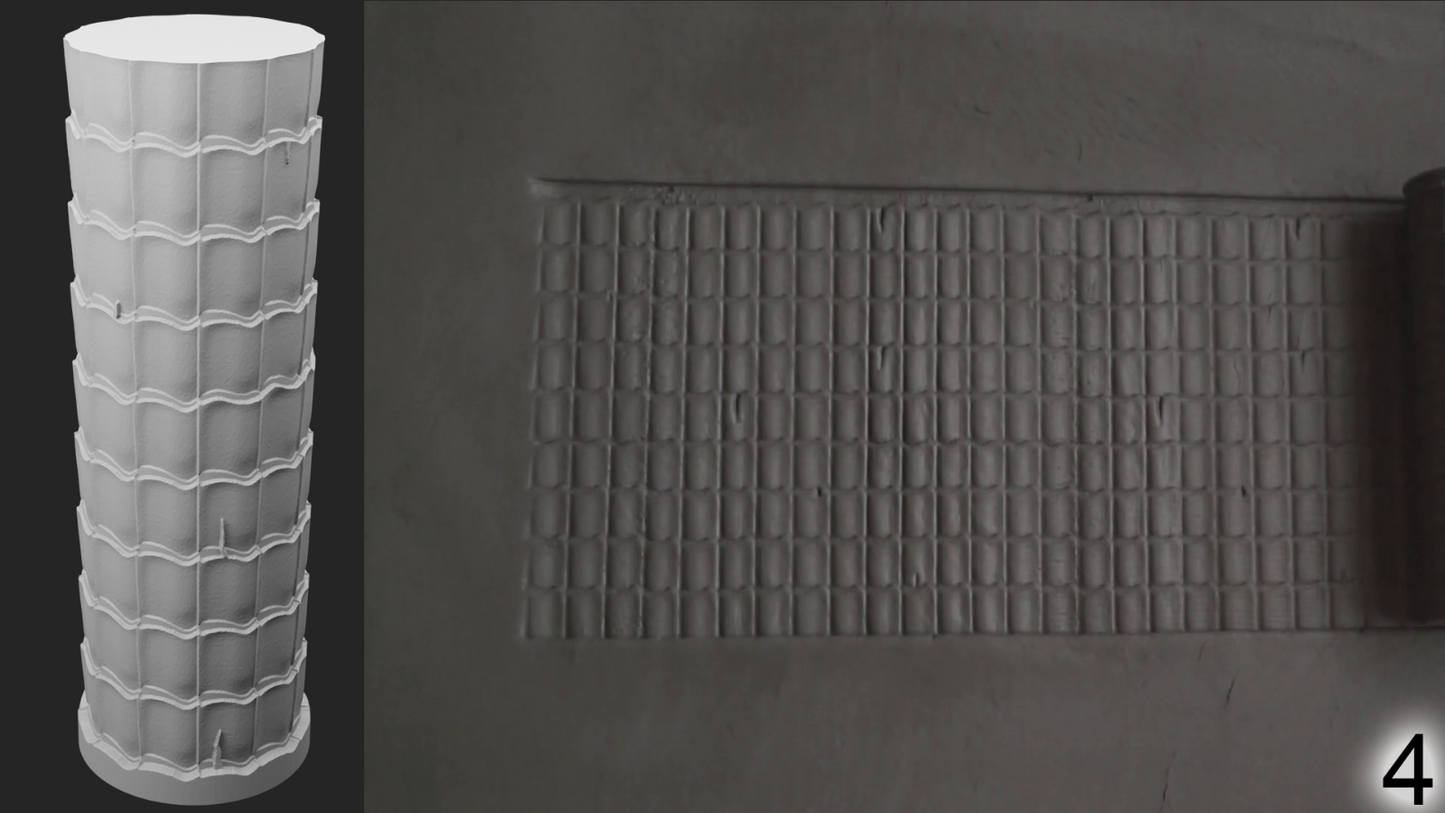 Jorrit - Texture Rollers #05 - Clay Roller for Scenery/TTRPG/Pottery Embossing