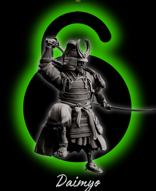 Forged Path - Tokugawa Bushido - Daimyo - DnD/Pathfinder/TTRPG Figure
