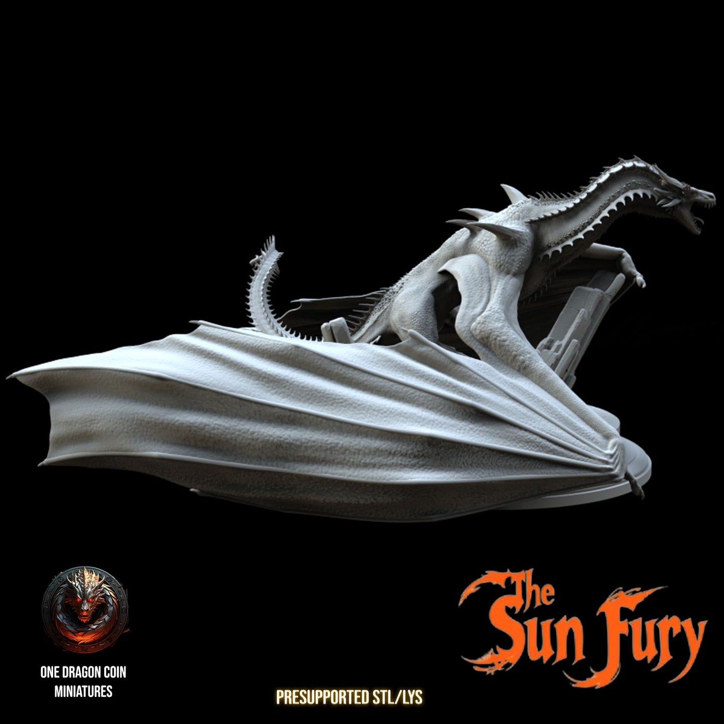 One Dragon Coin - Sun Fury - DnD/TTRPG Figure/Miniature