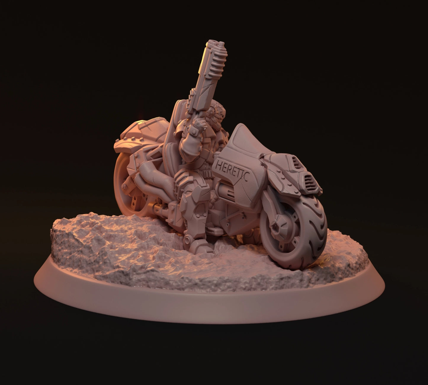 MythRealms - Cyber Addiction - Heim & Bike - 32/75mm Pin Up/Figure/Model/Diorama