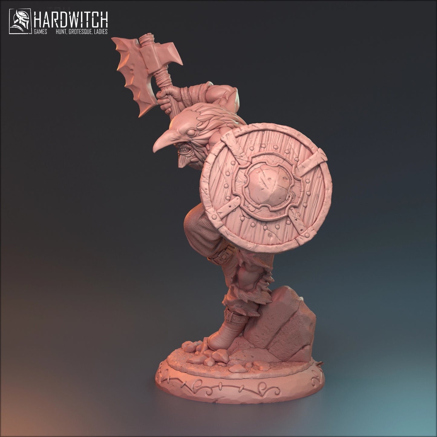 MythRealms - Night Wolf Tribe - Gunnulv - 32/75mm Pin Up/Figure/Model/Diorama