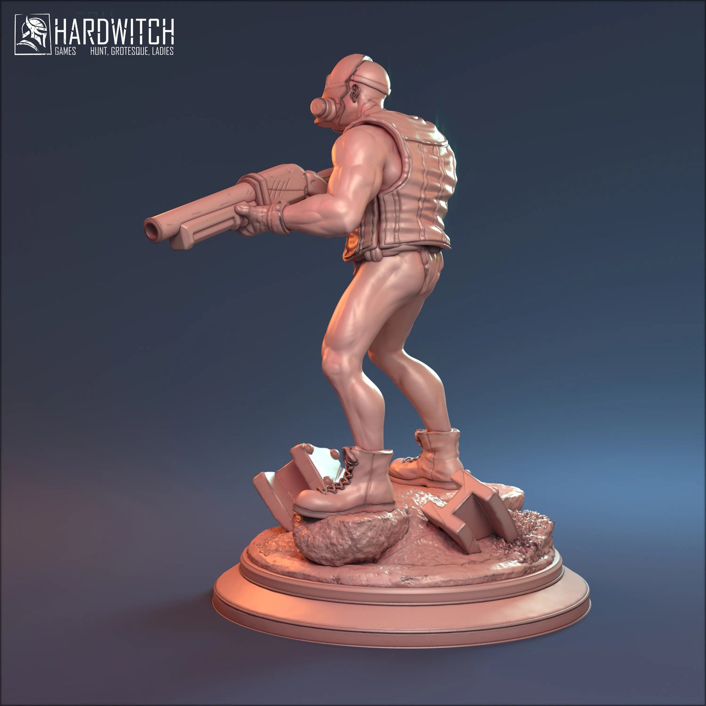 NeuralPie - Bus Stop - Carlos Asser - 75mm Pin Up/Figure/Model/Diorama