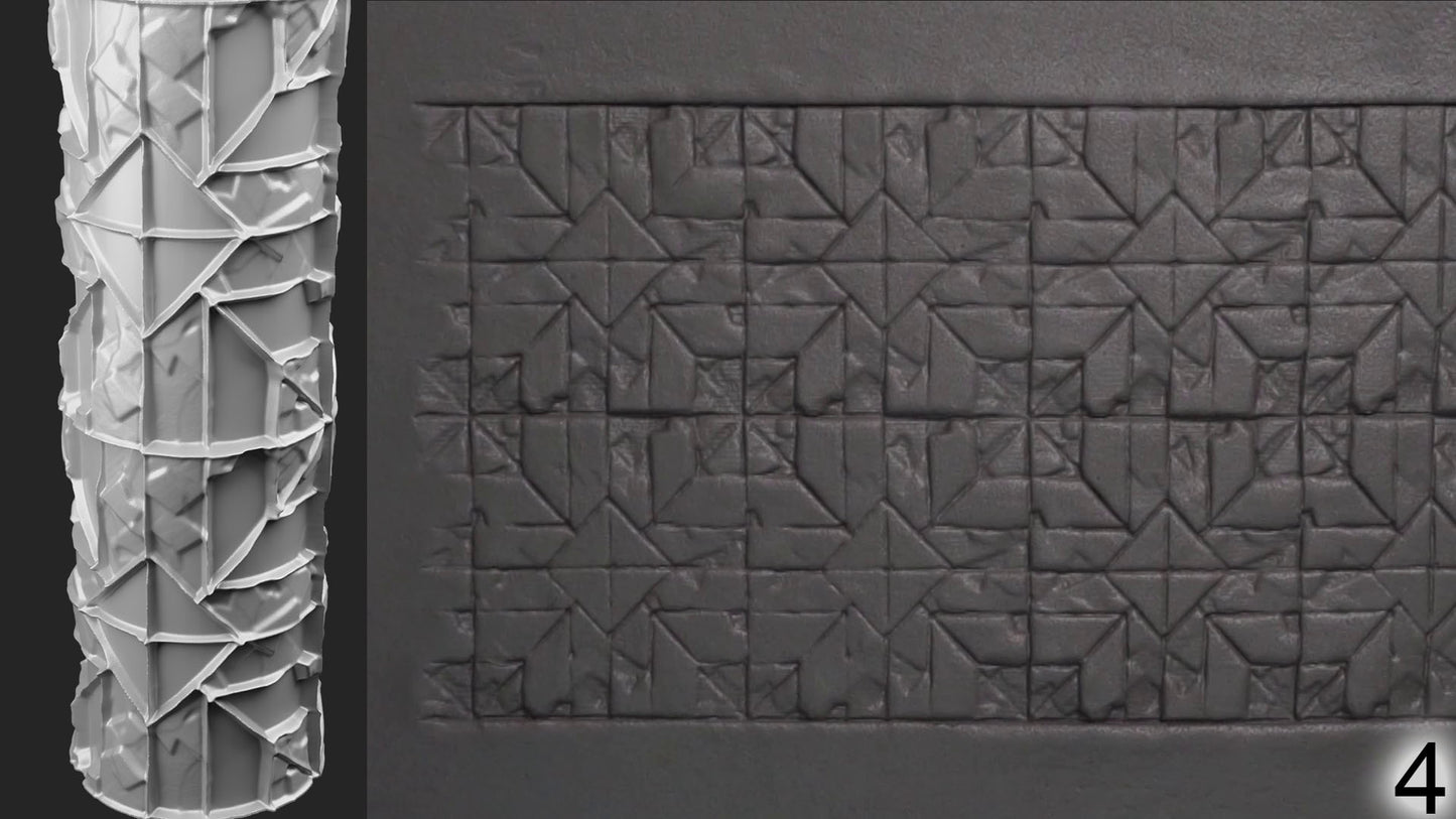 Jorrit - Texture Rollers #21 - Clay Roller for Scenery/TTRPG/Pottery Embossing