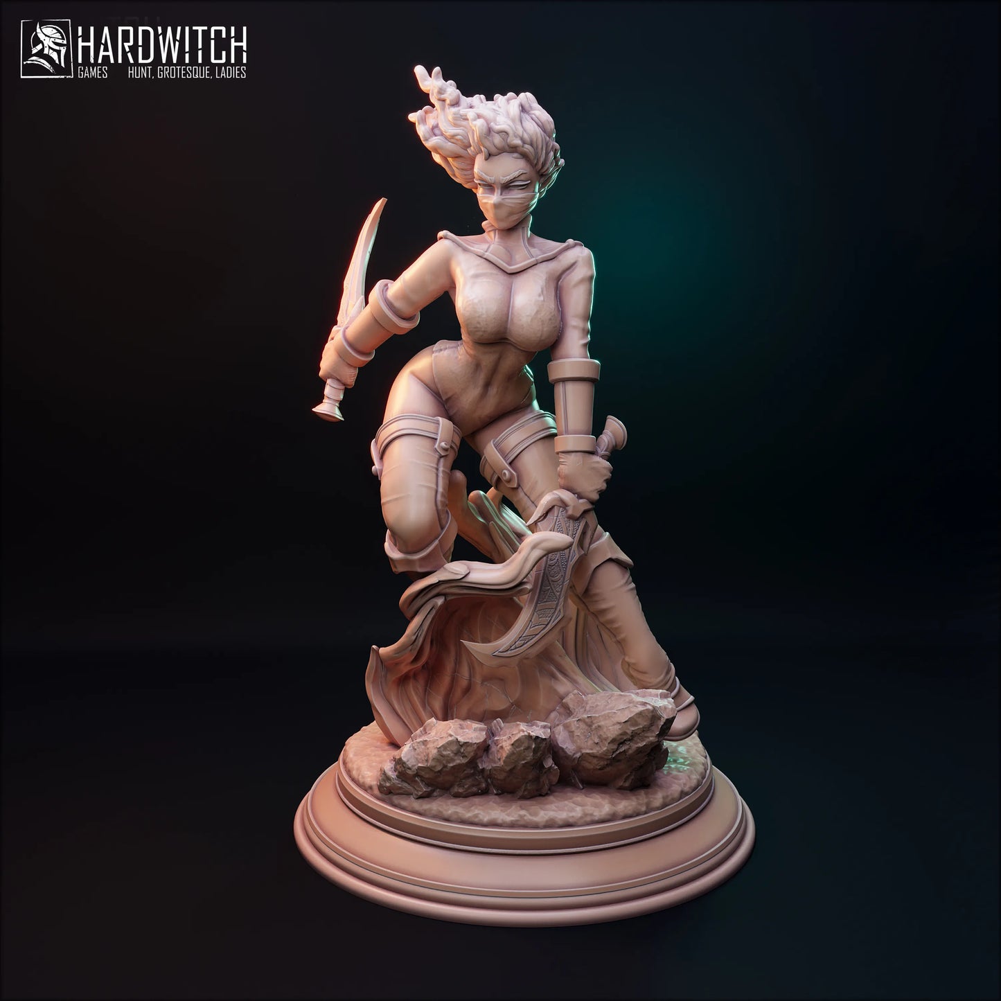 HardWitch Games - Assassin Elves - Kaifa - DnD/TTRPG Figure/Miniature
