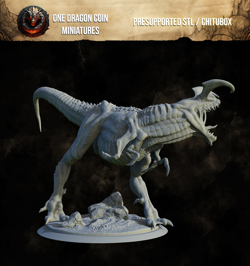 One Dragon Coin - Sand Stalker - DnD/TTRPG Figure/Miniature