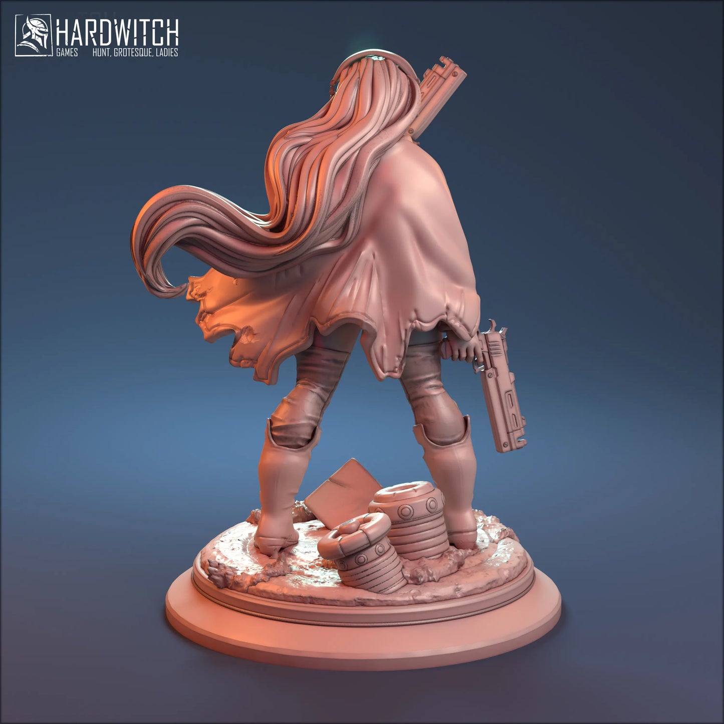 NeuralPie - Bus Stop - Sarah Coolbrick - 75mm Pin Up/Figure/Model/Diorama