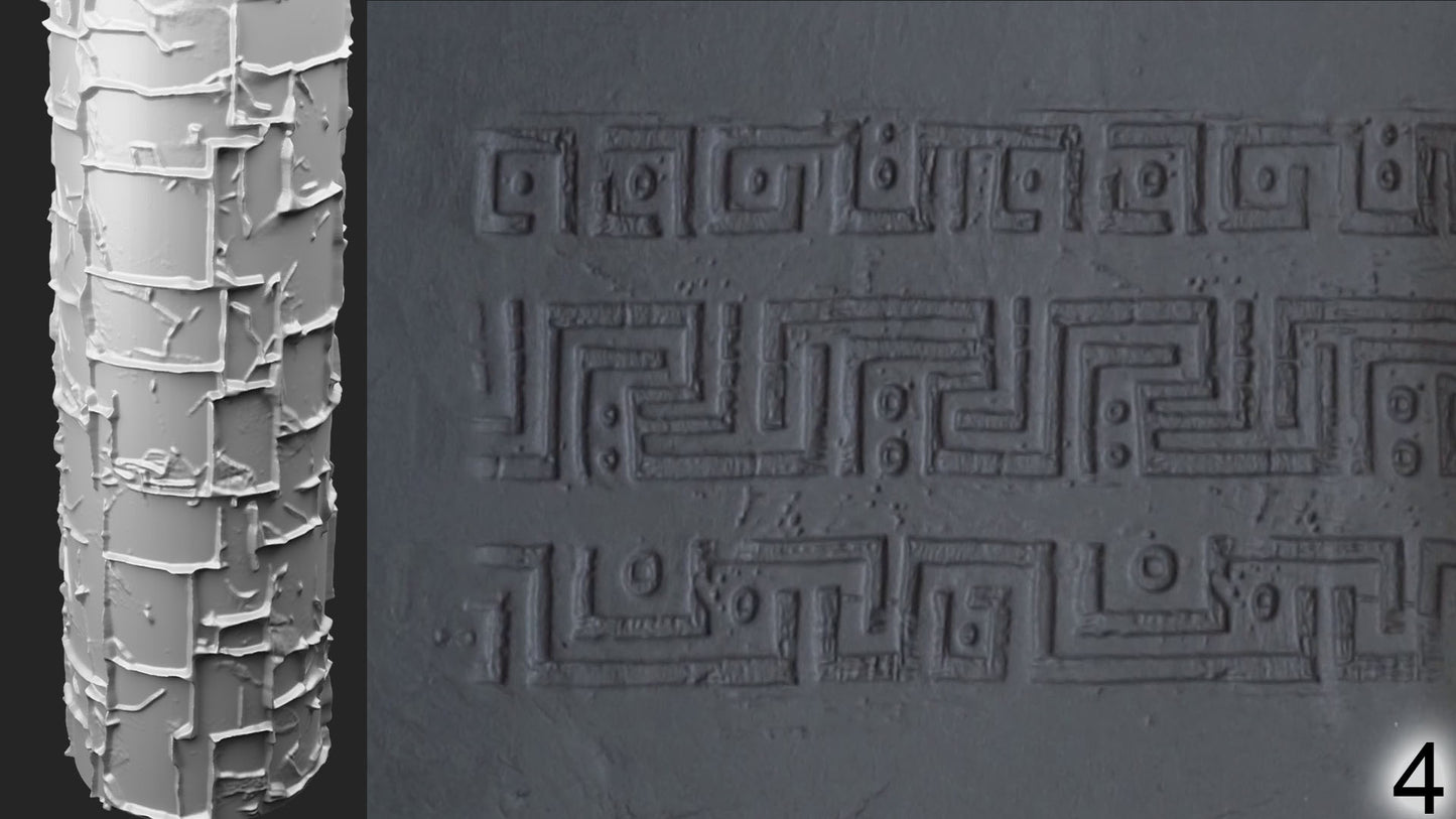 Jorrit - Texture Rollers #17 - Clay Roller for Scenery/TTRPG/Pottery Embossing