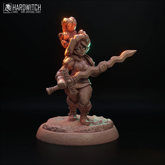 HardWitch Games - Blazing Blades - Torga - DnD/TTRPG Figure/Miniature