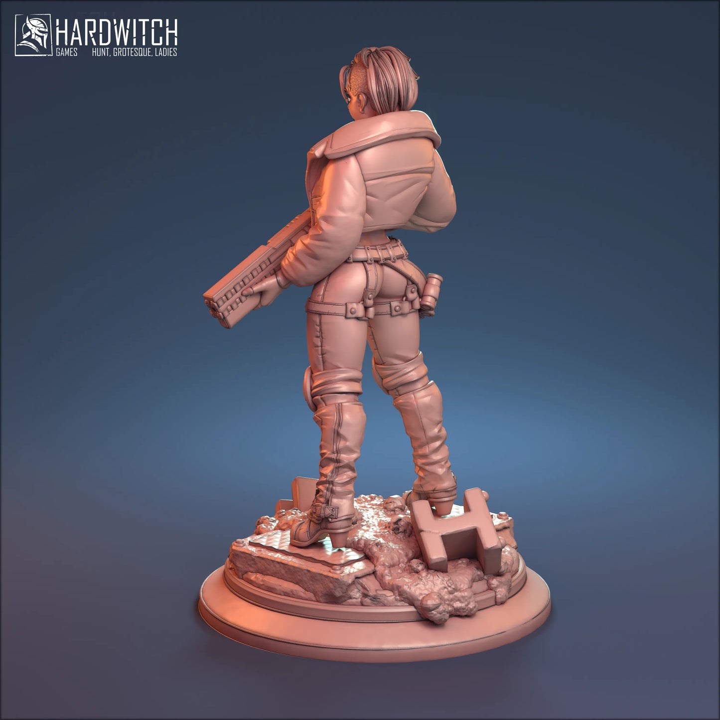 NeuralPie - Bus Stop - Ginger - 75mm Pin Up/Figure/Model/Diorama