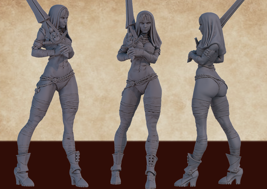 Astland - Statues of the Iron City #2.4 - 75mm Pin Up/Figure/Model/Diorama