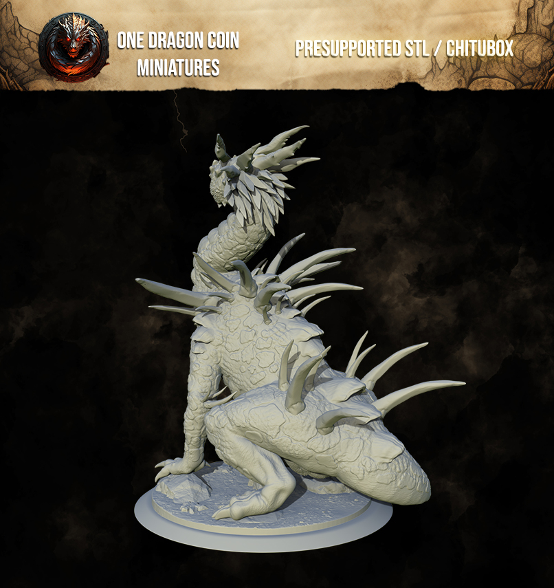 One Dragon Coin - Naganth - DnD/TTRPG Figure/Miniature