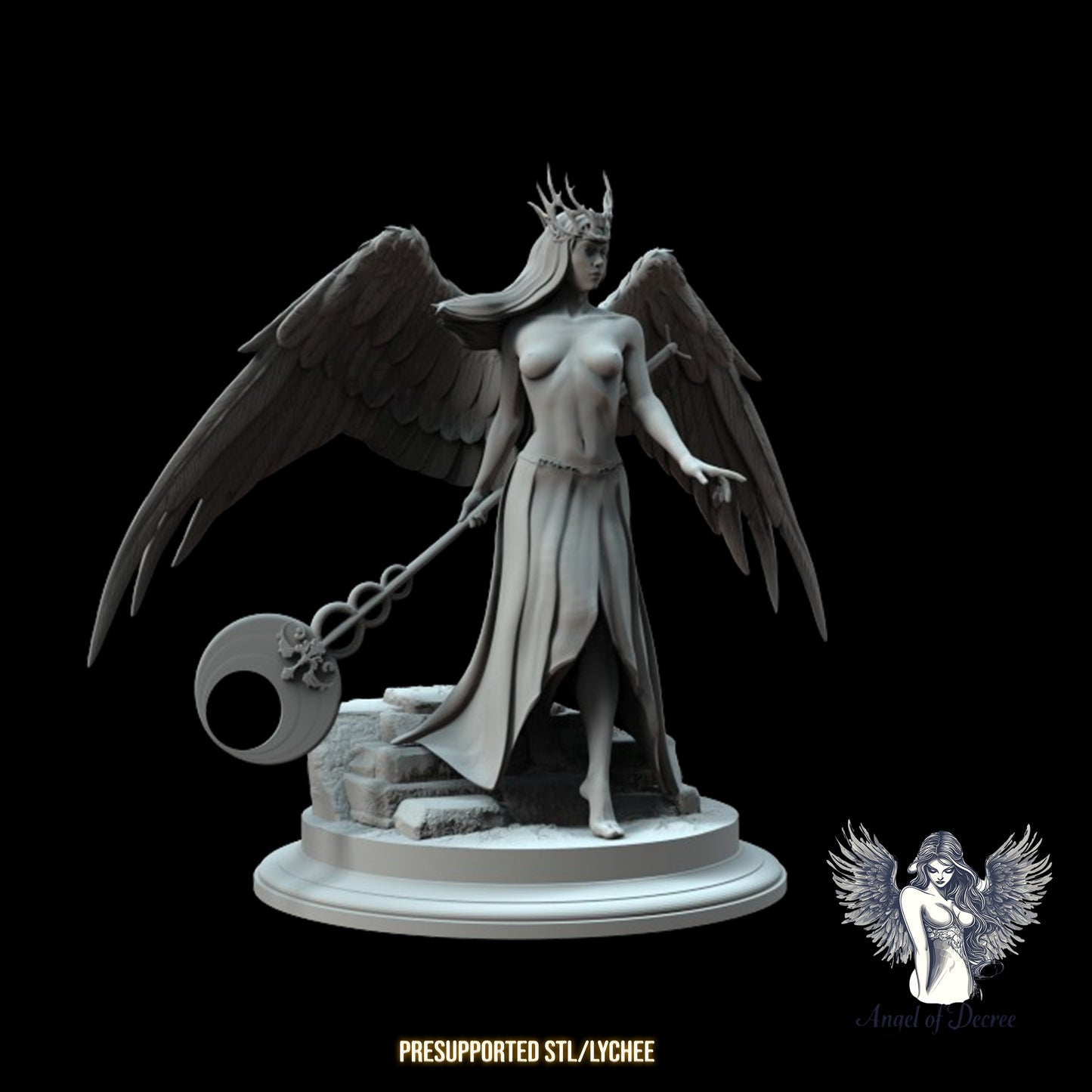 Lady Model - Ameria, Angel of Decree - 75mm Pin Up/Figure/Model/Diorama