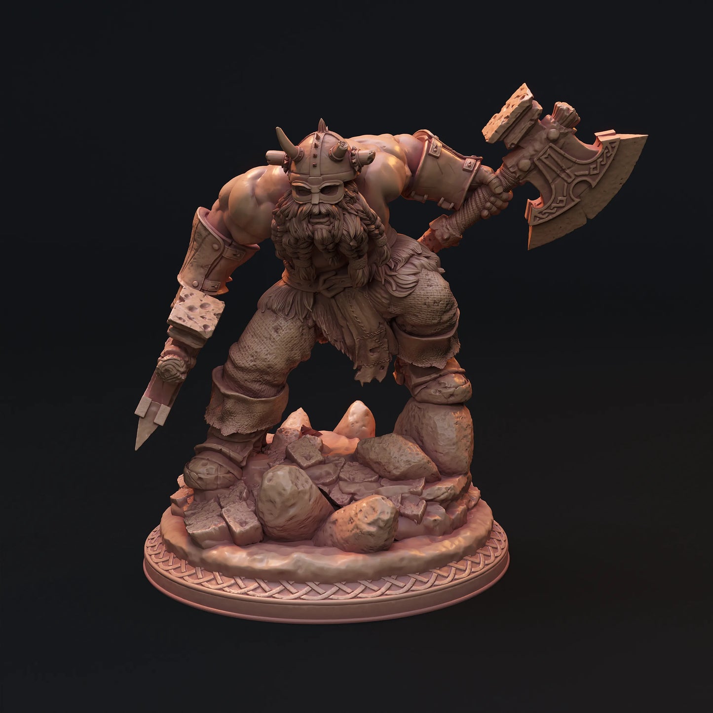 HardWitch Games - Dwarf Berserker - DnD/TTRPG Figure/Miniature