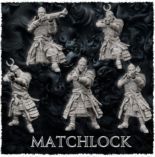Forged Path - Tokugawa Guardians - Matchlock - DnD/Pathfinder/TTRPG Figure