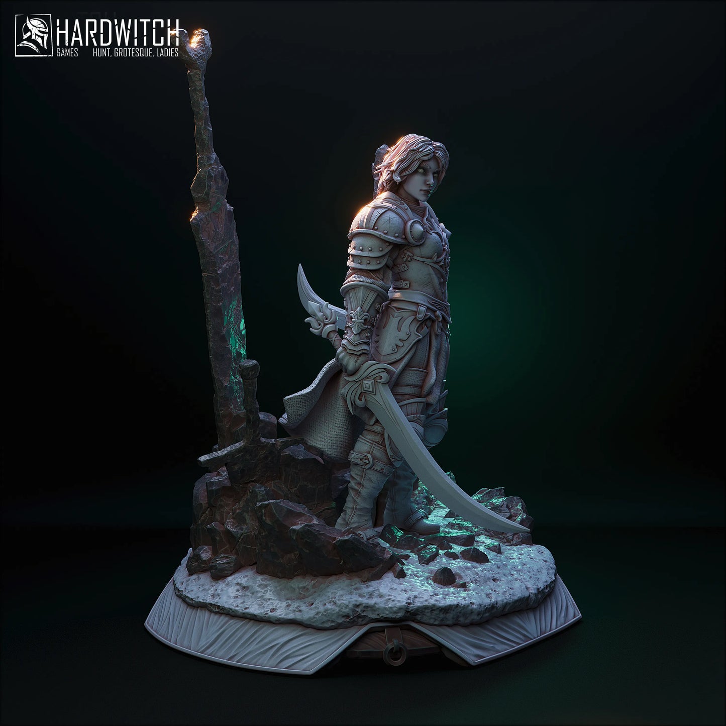 HardWitch Games - Yggdrasil - Tyrese Santim - 75/100mm Pin Up/Figure/Model/Diorama