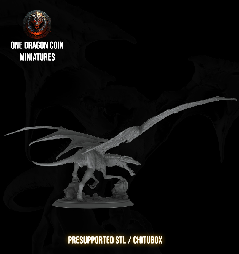 One Dragon Coin - Scavenger - DnD/TTRPG Figure/Miniature