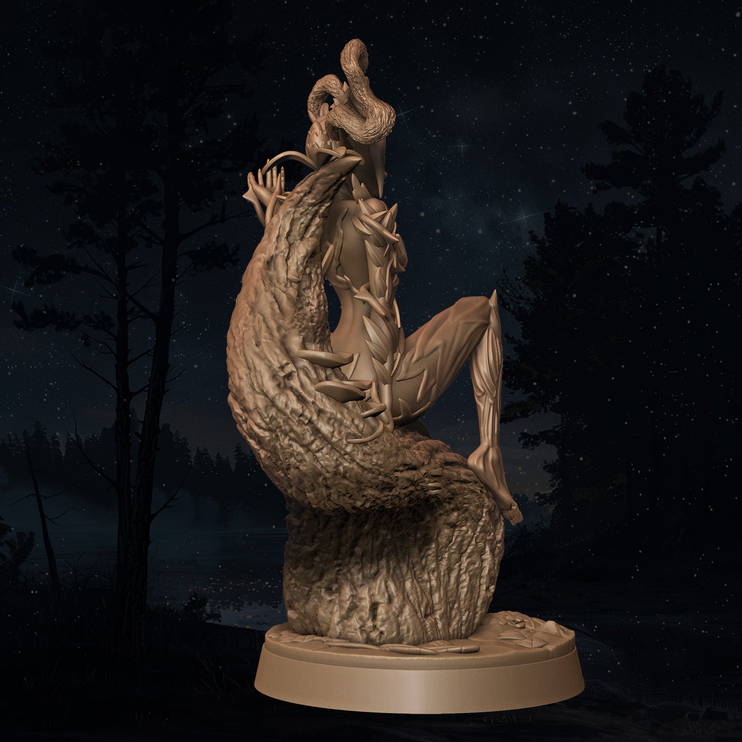 Lily's Minis - Eryndra Leafwhisper - 75mm Pin Up/Figure/Model/Diorama