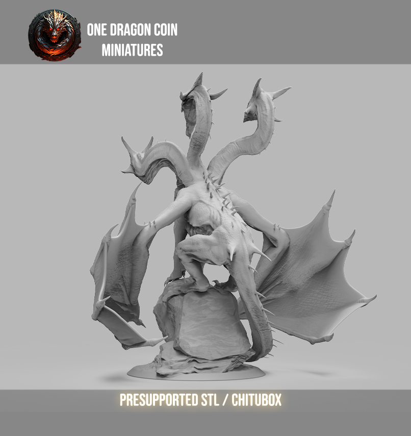 One Dragon Coin - Threexia - DnD/TTRPG Figure/Miniature