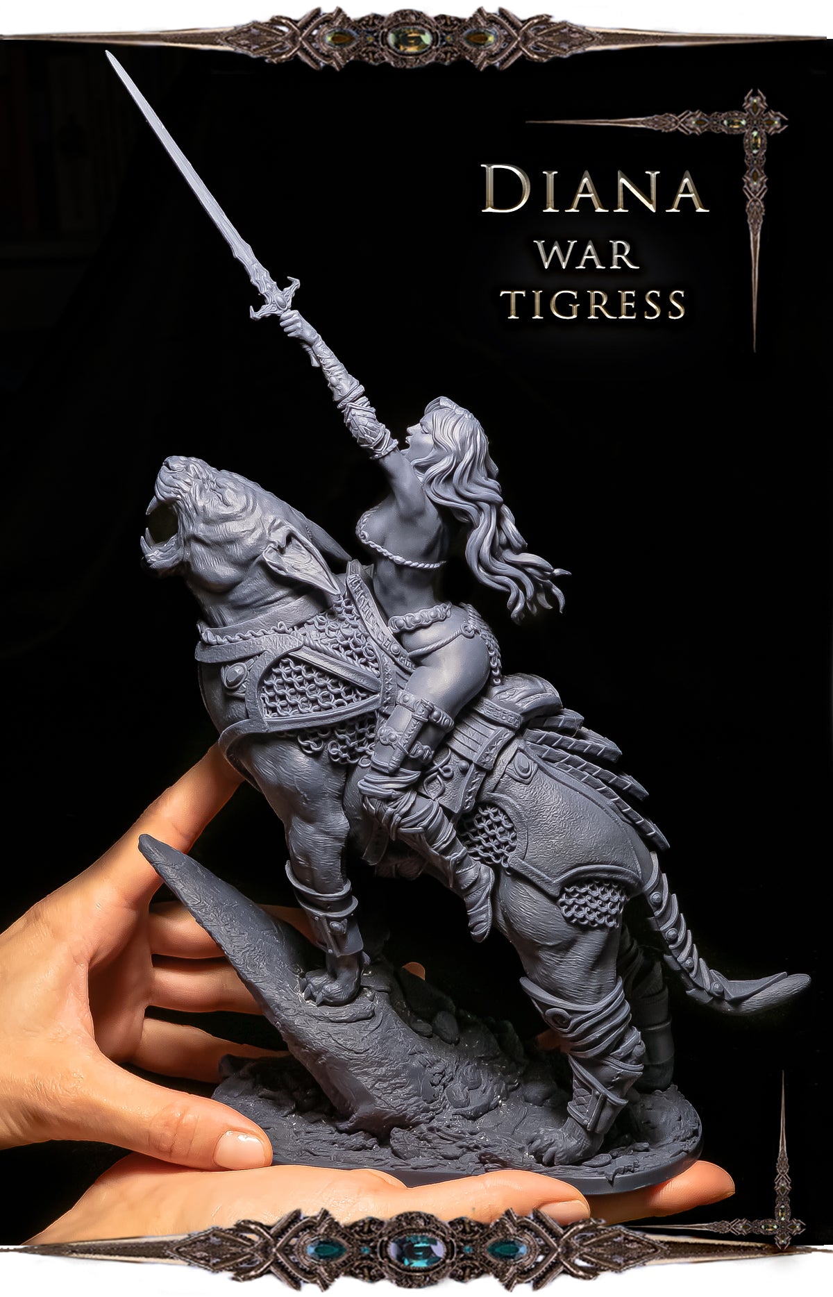 Printomancer - War Tigress: Diana - 1/12 200mm Pin Up/Figure/Model/Diorama