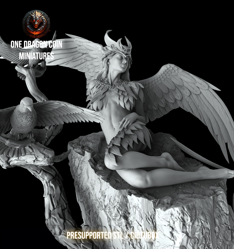 Lady Model - Vayra, Wind Queen -  75mm Pin Up/Figure/Model/Diorama