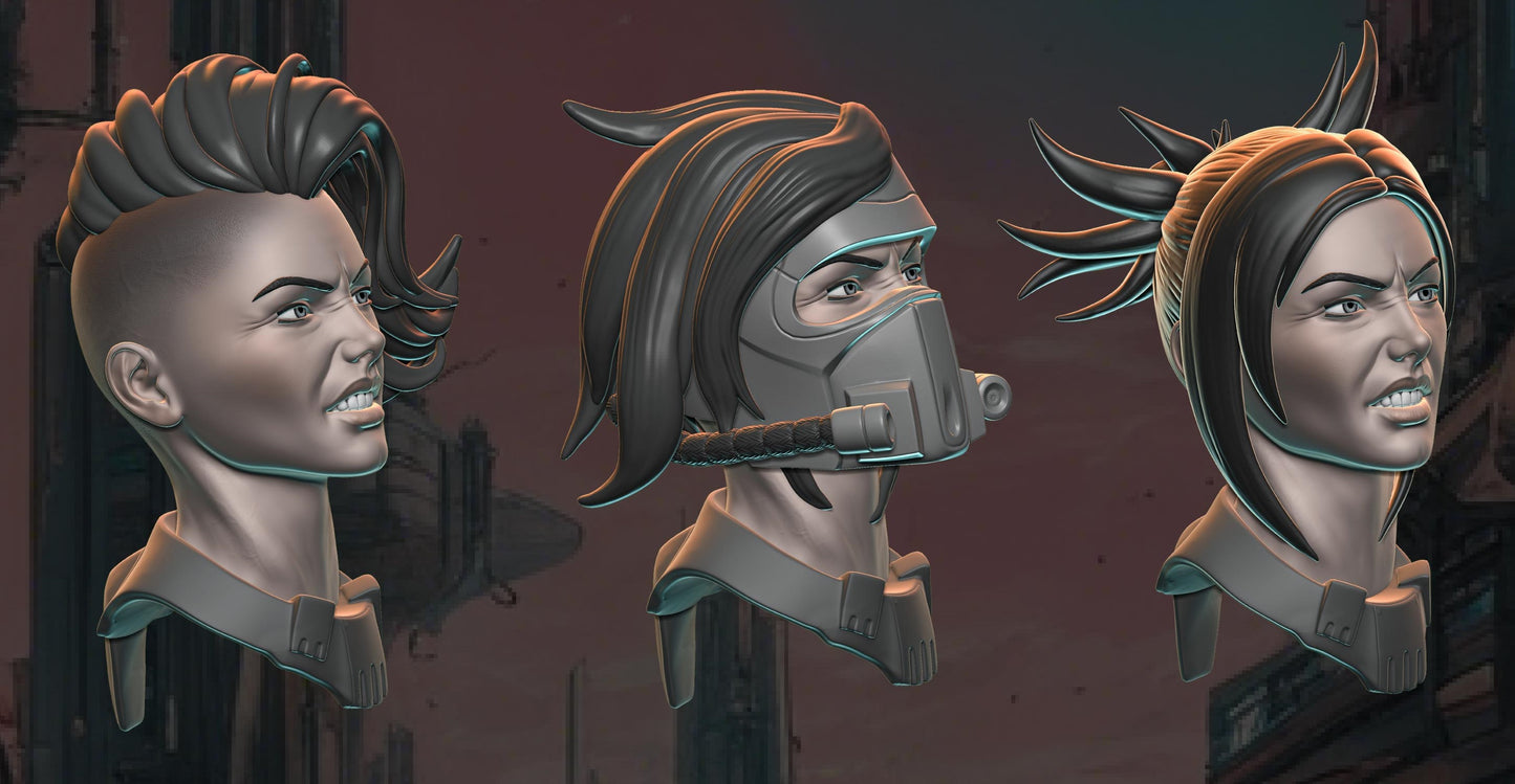 AMCM Studios - Electra Renegade - 32/75mm Pin Up/Figure/Model/Diorama - Helios3DPrinting