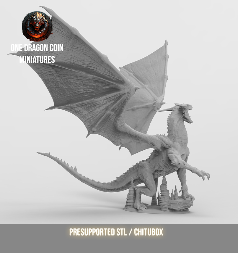 One Dragon Coin - Deepthorn #1 - DnD/TTRPG Figure/Miniature