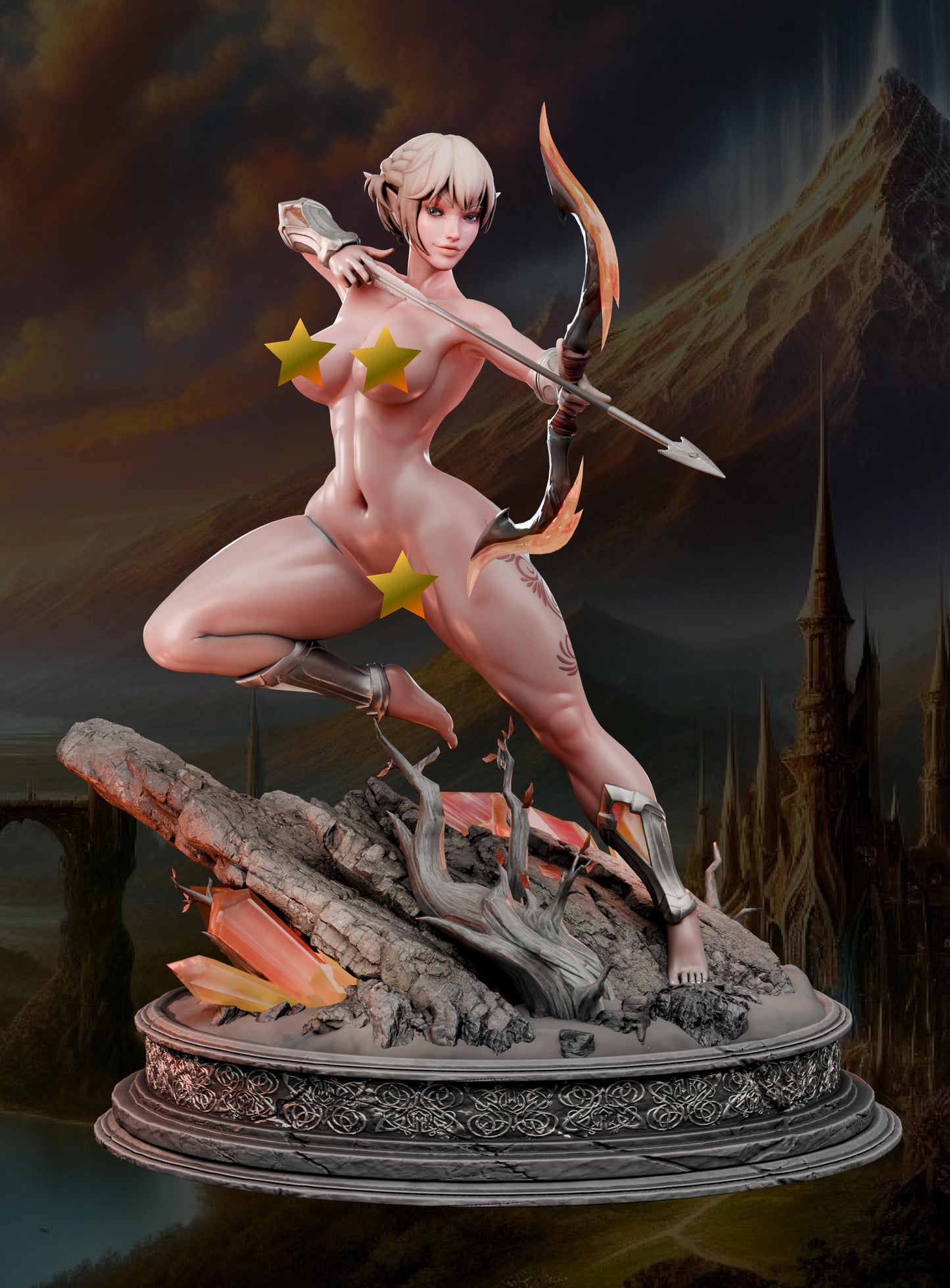 AMCM Studios - Lirae Asharrow - 75mm Pin Up/Figure/Model/Diorama