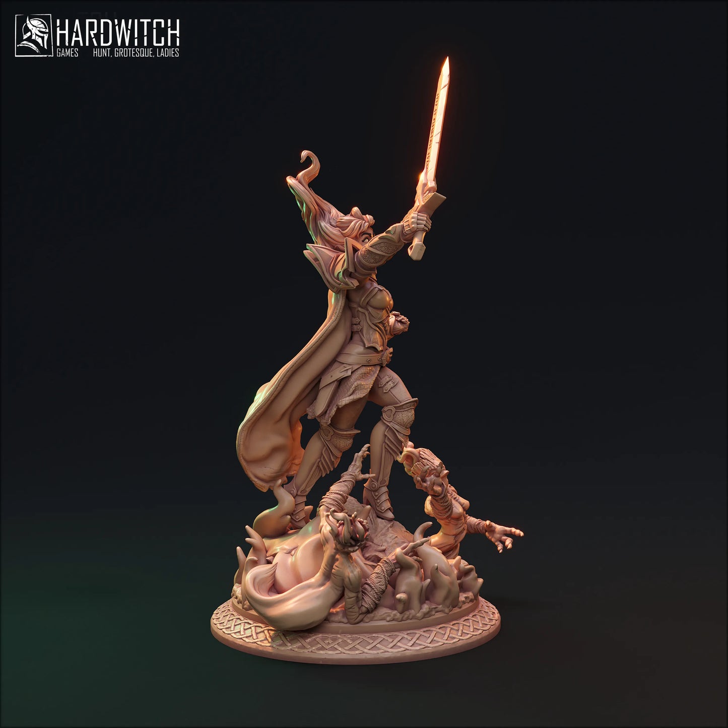 HardWitch Games - Vekhir Dettar - 75mm Pin Up/Figure/Model/Diorama
