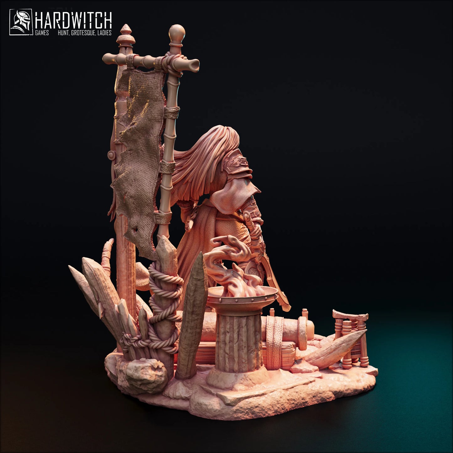 HardWitch Games - Violet Gorme - 75mm Pin Up/Figure/Model/Diorama