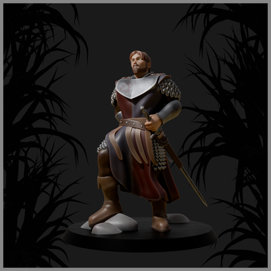 STLGobbo - Black River Rogues - Armoured Rogue - DnD/Pathfinder/TTRPG Figure