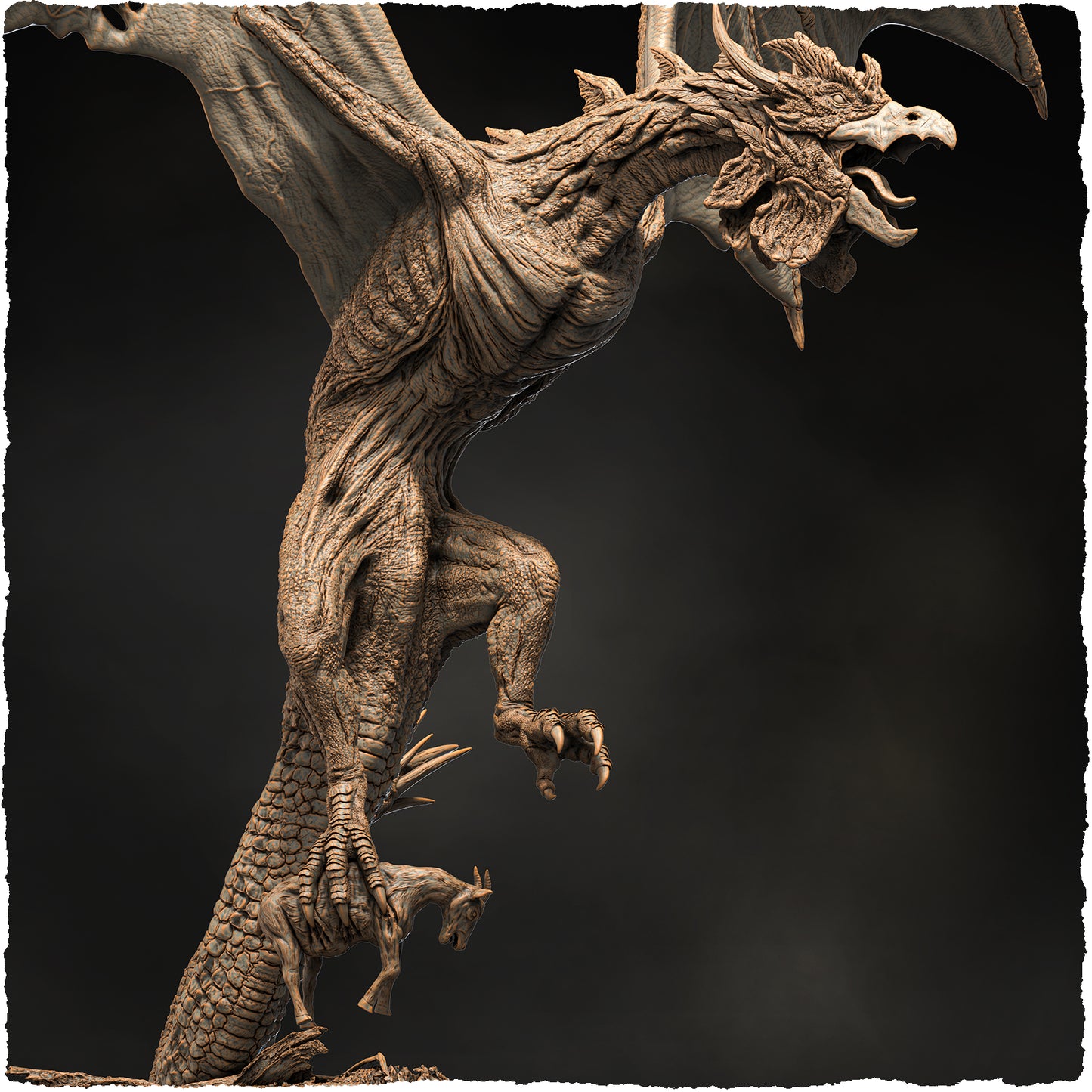 Evox Arts - World Dragons #1 - Cockatrice - DnD/TTRPG Figure/Miniature