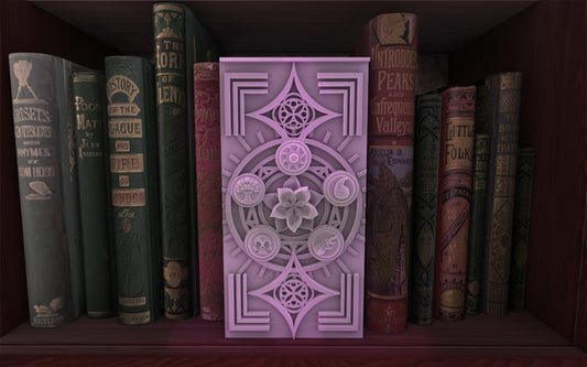 Crosslances - Book Nook/Shelf Insert - Five Elements