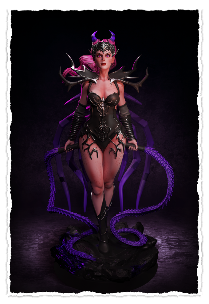 Jugglers Miniatures - Queen of Spiders #1 - 75mm Pin Up/Figure/Model/Diorama
