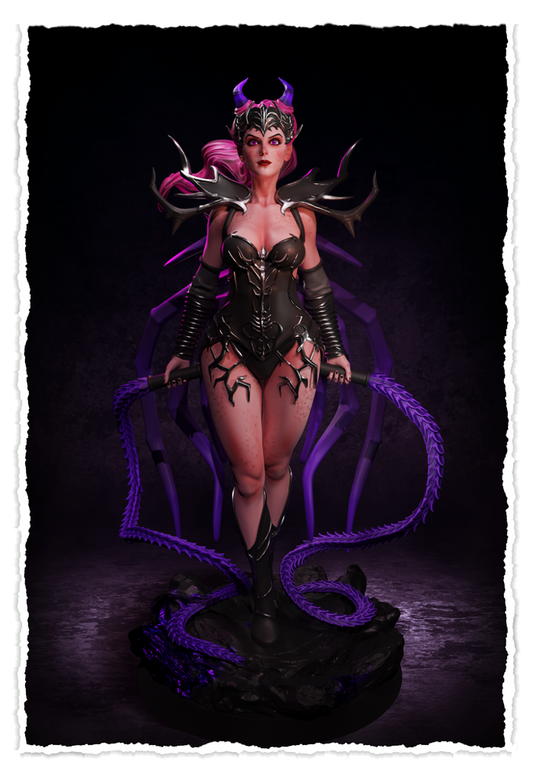 Jugglers Miniatures - Queen of Spiders #1 - 75mm Pin Up/Figure/Model/Diorama