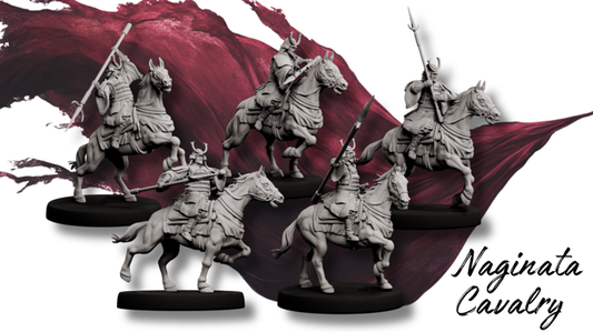 Forged Path - Tokugawa Bushido - Cavalry Naginata - DnD/Pathfinder/TTRPG Figure