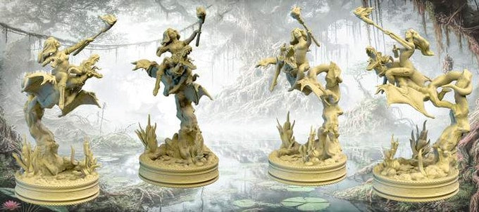 Devi Miniatures - Witches - Zardonya - 75mm Pin Up/Figure/Model/Diorama